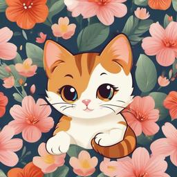 Cat Background Wallpaper - background cute cat  