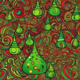 Grinch Wallpaper - Whoville Celebration wallpaper, abstract art style, patterns, intricate