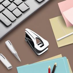 Staple Remover Sticker - Efficiently organizing and decluttering papers with the staple remover sticker, , sticker vector art, minimalist design