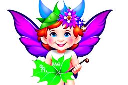 fairy clipart - oberon, the mischievous and wise fairy king. 