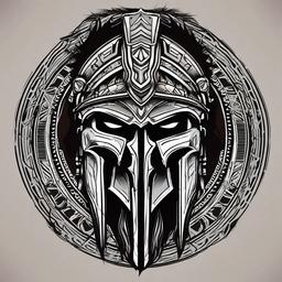 cool spartan tattoos  simple vector color tattoo