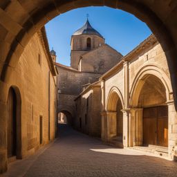 hidden charms of zamora - illustrate the hidden charms of zamora, showcasing its romanesque churches and medieval architecture. 