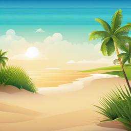 Beach background - pixel beach background  