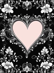 heart clip art - a heart-shaped and loving heart image. 