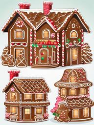 Gingerbread House  clipart