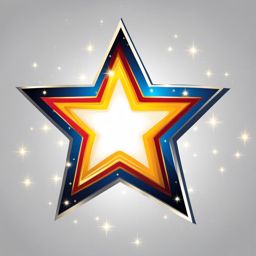 star clipart - a sparkling and shining star graphic. 