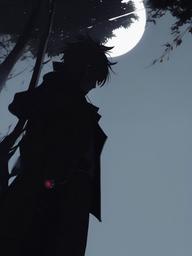 Dark Anime Wallpaper Aesthetic  ,mobile iphone background wallpaper