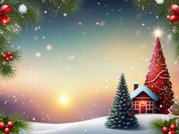 Christmas Setting Background  