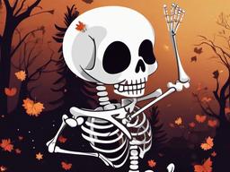 Cute Skeleton Wallpaper - Playful skeletons, spooky yet cute  ,desktop background wallpaper