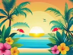 Summer Paradise Wallpaper  background