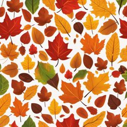 Autumn Leaves Falling Emoji Sticker - A tapestry of colors as leaves descend, , sticker vector art, minimalist design