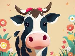 cute wallpaper cow  ,desktop background wallpaper