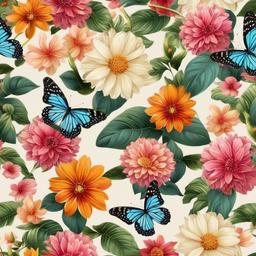 Butterfly Background Wallpaper - hd wallpaper flowers and butterflies  