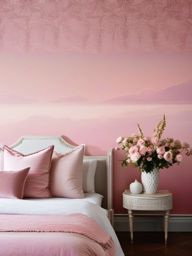 Pink Sky Wallpaper Adding a Touch of Whimsy and Romance with Soft Pink Skies intricate details, patterns, wallpaper photo