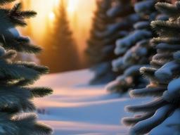 Christmas Nature Background  