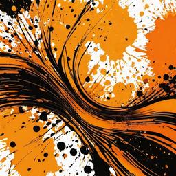 Splash Background - orange paint splatter background  