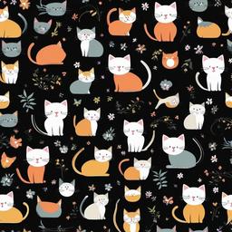 Cat Background Wallpaper - cat wallpaper black background  