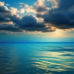 Ocean Background Wallpaper - sky with sea background  