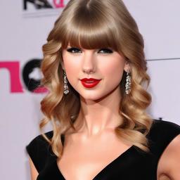 Taylor Swift clipart - Taylor Swift at a red carpet event  