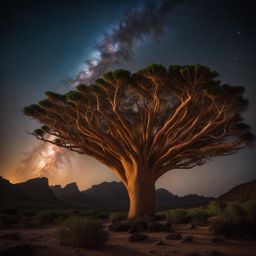 socotra, yemen - capture the otherworldly landscapes of socotra, where alien-like trees and rock formations stand under a starry sky. 