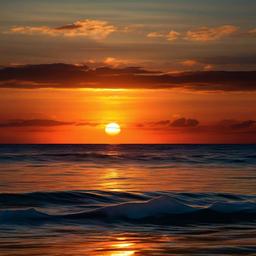 Ocean Background Wallpaper - sea background sunset  