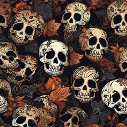 Skull Wallpapers - Spooky Skulls wallpaper, abstract art style, patterns, intricate