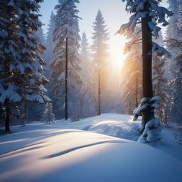 Snow Background Wallpaper - forest background snow  