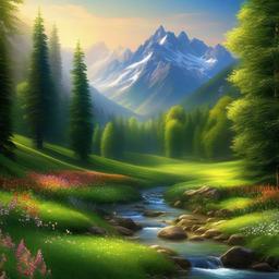 Mountain Background Wallpaper - mountain spring wallpaper  