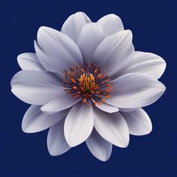 flower with blue background  