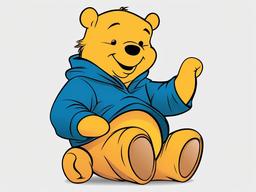 Winnie The Pooh clipart - Pooh bear in a friendly pose  vector clipart