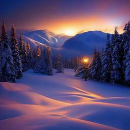 Snow Background Wallpaper - snow and lights wallpaper  