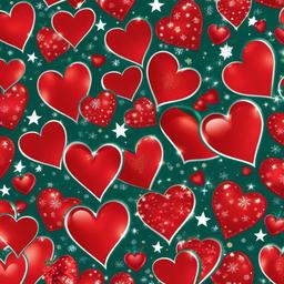 Heart Background Wallpaper - christmas heart background  