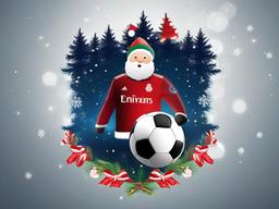 Christmas Soccer Wallpaper  