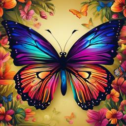 Butterfly Background Wallpaper - colorful butterfly background  