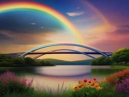 Rainbow Bridge Background  