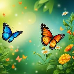 Butterfly Background Wallpaper - butterflies cute background  