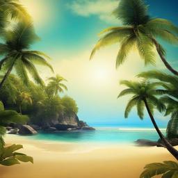 Beach Background Wallpaper - teams beach background  