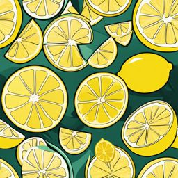 lemon clipart: squeezed for tangy lemonade on a hot day. 