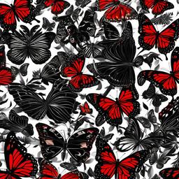 Butterfly Background Wallpaper - black and red butterfly wallpaper  