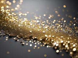 Silver And Gold Glitter Background  