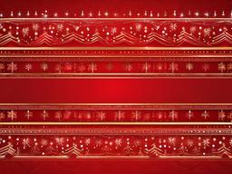 Red Christmas Tree Background  