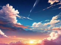 Anime Sky Wallpaper  ,desktop background wallpaper