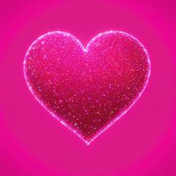 Glitter background - pink sparkle heart wallpaper  