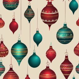 Clipart Christmas Bulbs,Illustrating a festive Christmas tree with clipart Christmas bulbs  simple, 2d flat