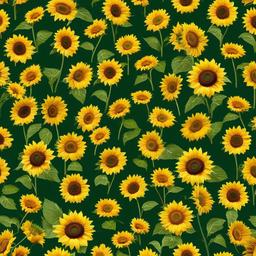 Sunflower Background Wallpaper - sunflower with green background  