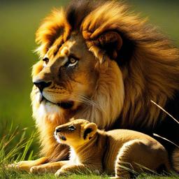 Lion Background Wallpaper - lion and cub wallpaper  