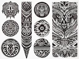 maori tattoo  simple color tattoo,minimalist,white background