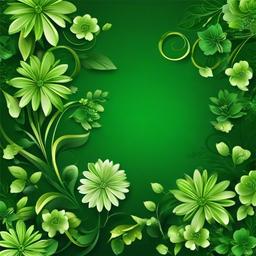 Flower Background Wallpaper - green flower background  