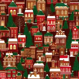 Christmas Background Wallpaper - christmas town wallpaper  