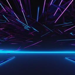 Neon Background Wallpaper - neon blue background aesthetic  